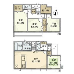 美住町戸建の物件間取画像